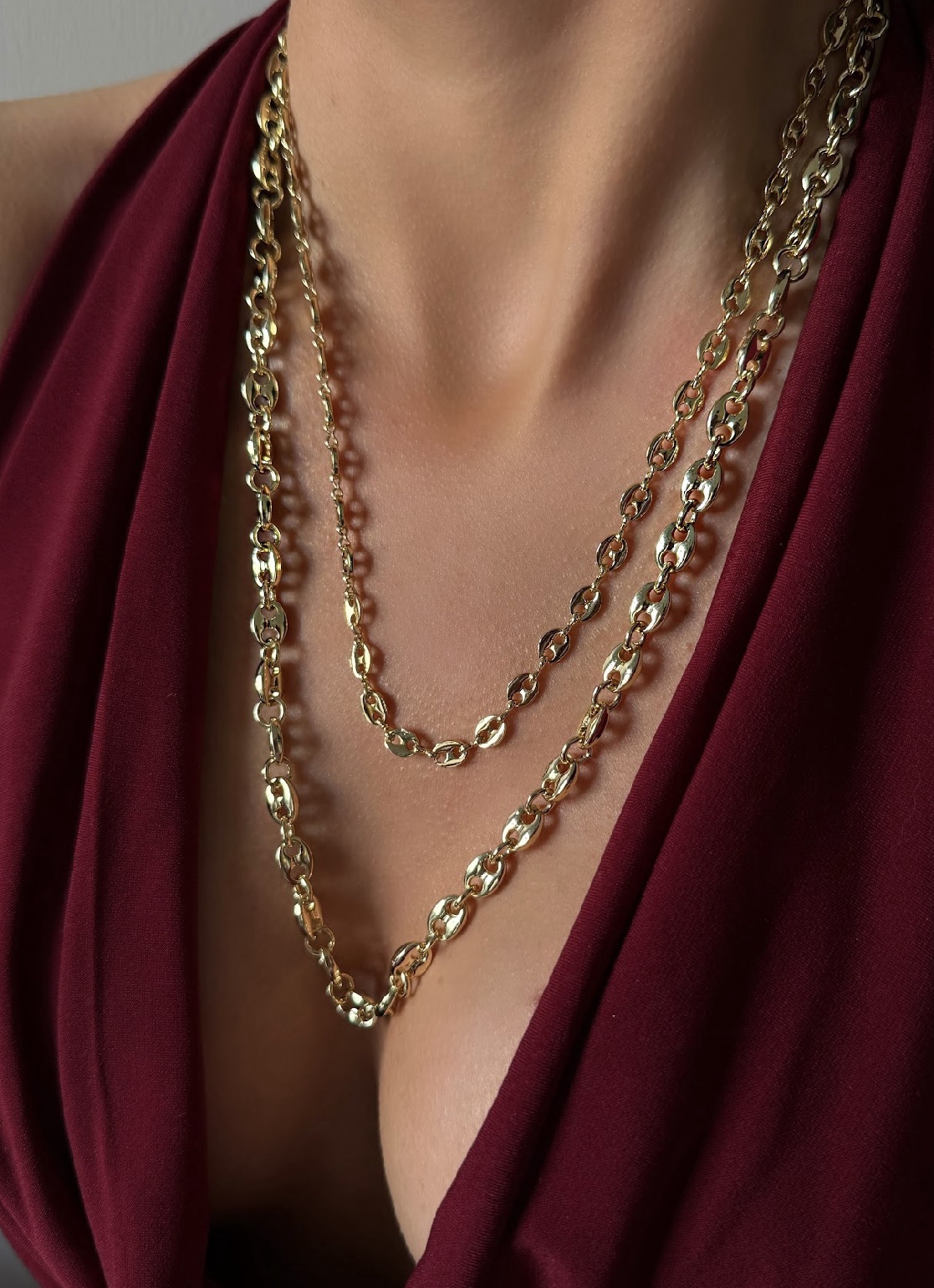 screenshot-36 14K Altın Kaplama Gemici Zincir Kolye - Görsel 1