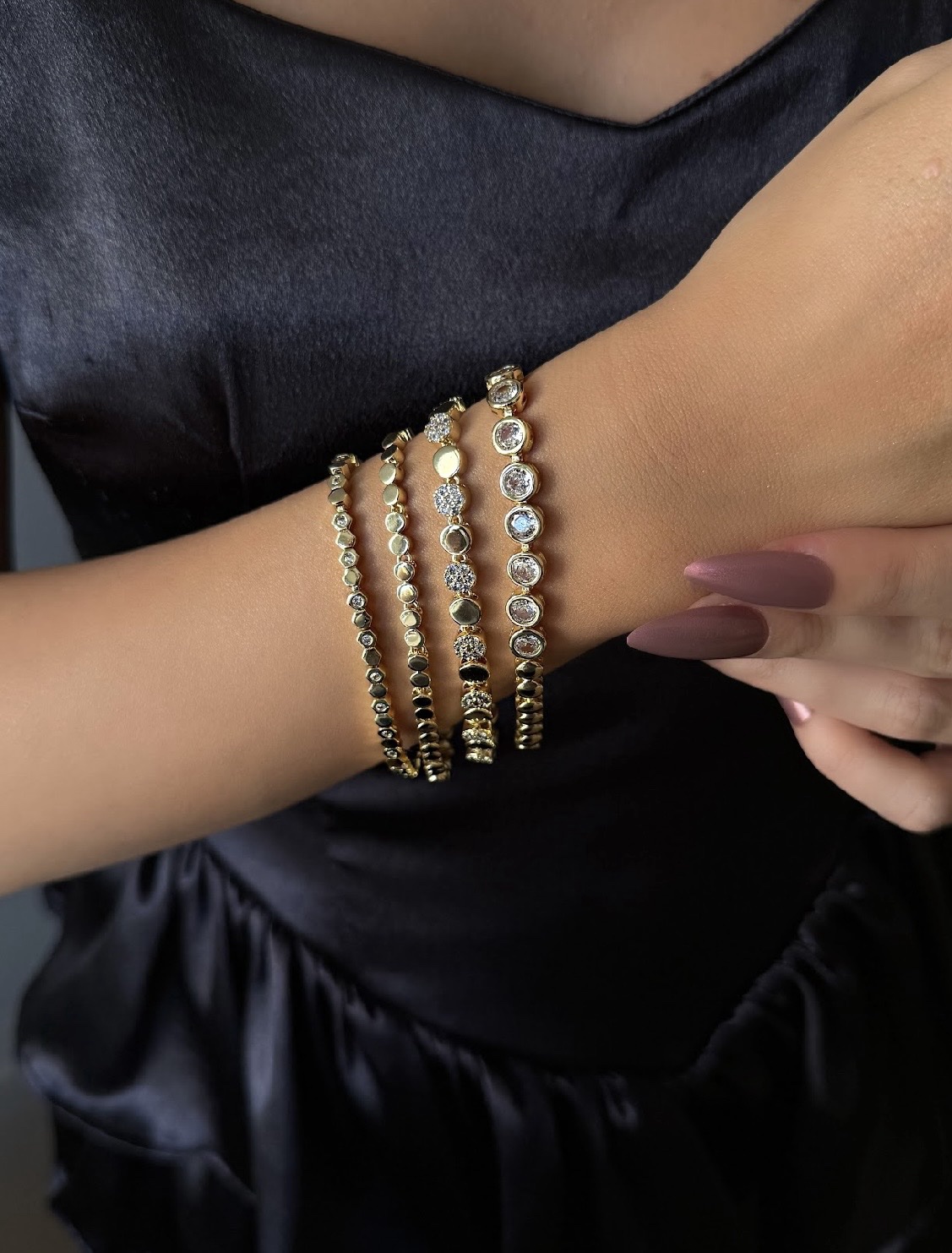 screenshot-198 14K Zirkon Taşlı Yuvarlak Model Bileklik - Görsel 1