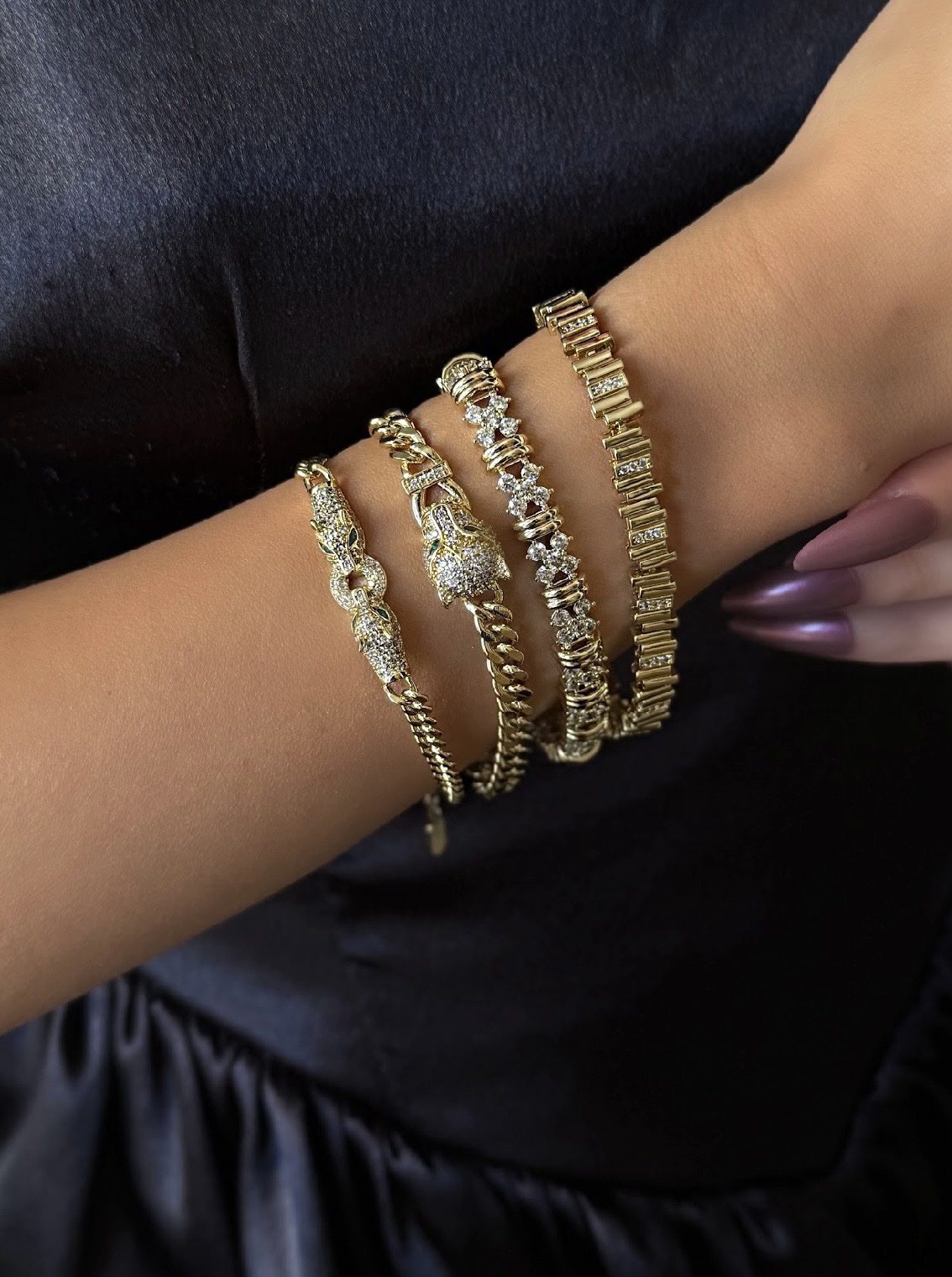 screenshot-206 Zirkon Taşlı Panter Figür Bileklik - Görsel 1