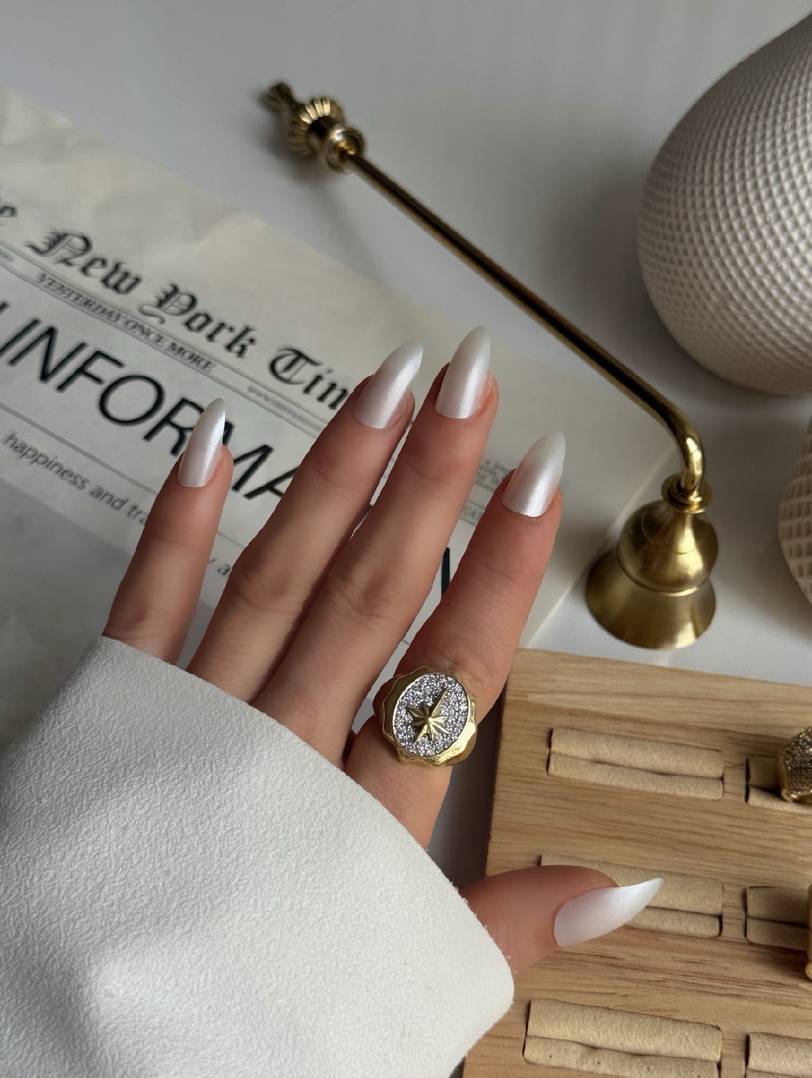 screenshot-95 Kuzey Yıldızı Taş Detaylı Yüzük - Görsel 1